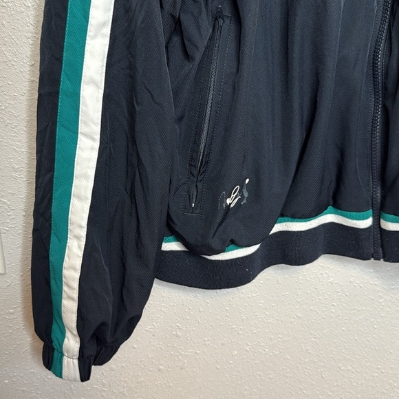 Lacoste Andy Roddick Blue Zip Track Tennis Jacket Size 9 - Picture 6 of 10